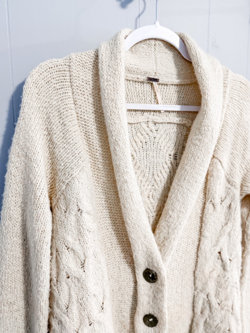 SOLD Free People Far Away Cable Knit Cardigan - Picture 4 of 9